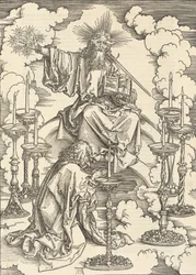 Die Vision der sieben Leuchter, 1498