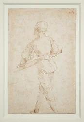 Ein Mann mit einem Ruder, ca. 1520-1521