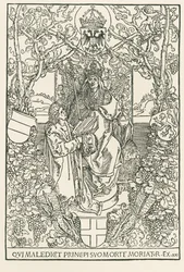 Celtes präsentiert sein Werk Kaiser Maximilian, gedruckt für die Sodalitas Celtica, Nürnberg