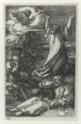 Christus im Garten der Olivenbäume