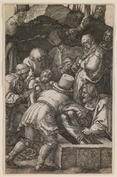 Kreuzabnahme, aus der Serie "Die kleine Passion"