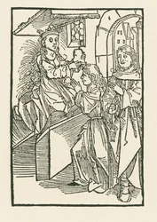 Illustration auf der Titelseite von "Oratio Cassandre Venete"