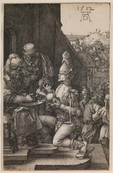 Pilatus wäscht seine Hände, aus der Serie "Die kleine Passion"