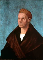 Porträt des deutschen Bankiers Jakob II. Fugger genannt der Reiche