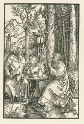 Die Einsiedler St. Antonius der Große und St. Paulus