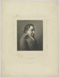 Porträt von Johann Gottlieb Fichte 1762-1814