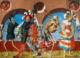 Tod, der Söldner und die Prostituierte aus dem Zyklus des Totentanzes