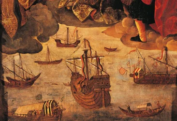 Spanische Karavelle (Detail)