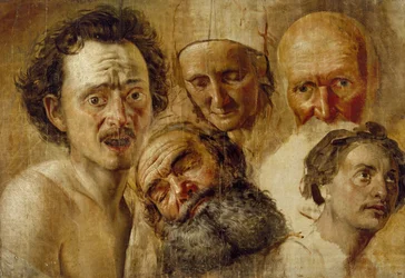 Studie von Köpfen, ca. 1830