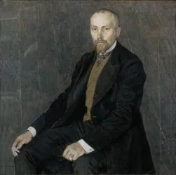 Porträt des Künstlers Nicholas Roerich 1874-1947, 1907