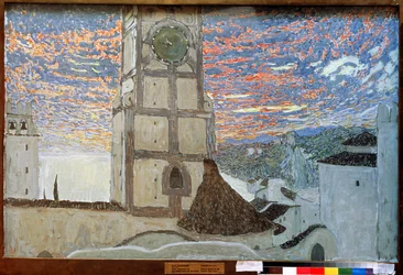 Sizilianisches Dorf, Bühnenbild für Dom Juan von Molière, 1910
