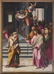 Jesus und die beim Ehebruch ertappte Frau