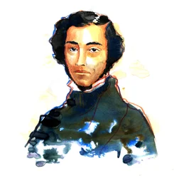 Charles-Alexis-Henri Clerel de Tocqueville (1805-59) - Porträt von Alexis de Tocqueville, französischer Historiker und Politiker