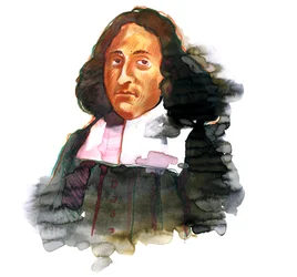 Porträt von Baruch de Spinoza (1632-1677), niederländischer Philosoph