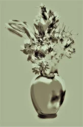Grünes Stillleben, 2019