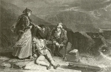 Lumburgh Head, von Jarlshof, Schiffbruch von Cleveland