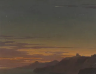 Ende des Tages: Sonnenuntergang an der Küste