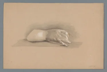 Gipsmodell einer Hand
