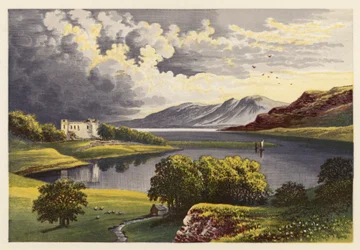 Schottische Loch-Landschaft: Loch Etive