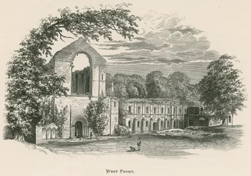 Fountains Abbey, Westfront