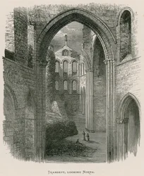 Kirkstall Abbey, Querschiff, Blick nach Norden