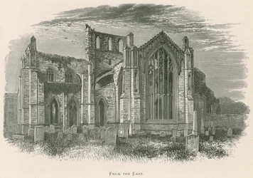 Melrose Abbey, von Osten