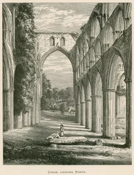 Rievaulx Abbey, Chor, Blick nach Norden