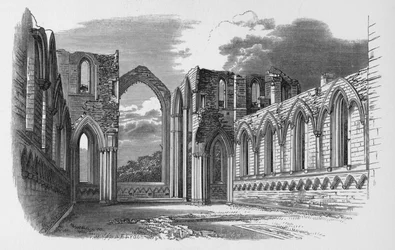 Der Chor, Fountains Abbey, um 1880, 1897