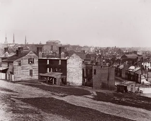 Richmond nach der Evakuierung, 1865