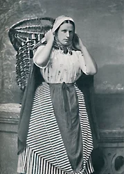 Eine Fischfrau aus Newhaven, Schottland, 1912