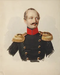 Porträt von Nikolay Fyodorovich Plautin 1794-1866, 1839-1843