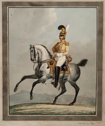 Dragoneroffizier der königlich-sächsischen Armee