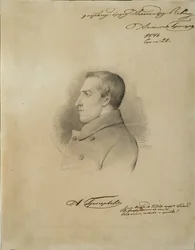 Porträt des Dichters Apollon Alexandrowitsch Grigorjew 1822-1864, vor 1846