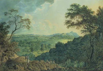 Blick auf Edinburgh vom Corstorphine Hill