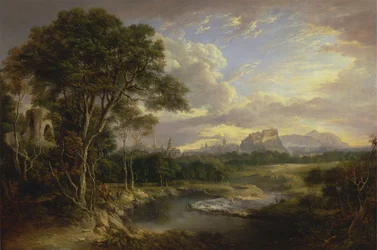 Ansicht der Stadt Edinburgh