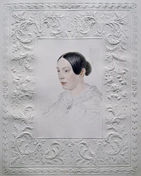 Porträt von Adelaida Alexandrovna Senkovskaya 1800-1858, geborene Baronin von Rahl, Ende der 1840er Jahre