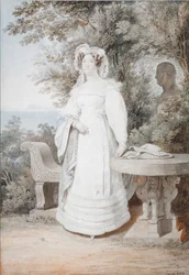 Porträt von María Isabella von Spanien 1789-1848, Königin der beiden Sizilien, 1825