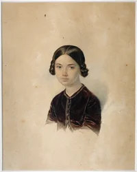 Porträt von Sofia Alexandrovna Briullowa
