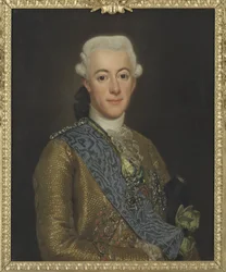 Porträt von König Gustav III. von Schweden (1746-1792)