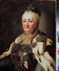 Porträt von Katharina II. (1729-1796), Kaiserin von Russland