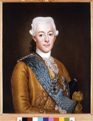 Porträt von König Gustav III. von Schweden (1746-1792)