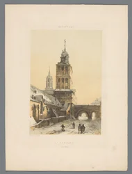 Sint-Servaasbasiliek in Maastricht, St Servais (Côté Nord) (Titel auf dem Objekt), Monuments de Maestricht (Serientitel)