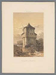 Wycker Kruittoren in Maastricht Magasin à poudres (Titel auf dem Objekt) Monuments de Maestricht (Serientitel)