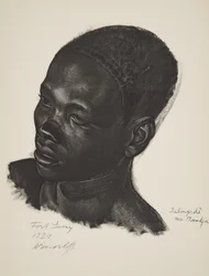 Ialingede, Mandja-Rasse. (Fort Lamy), aus Dessins et Peintures d