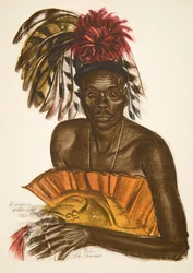 Tuba, Chef Matchaga (Niangara) (Haut Ouelle), aus Dessins et Peintures d