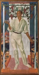 Porträt des mexikanischen Künstlers Roberto Montenegro Nervo 1887-1968, 1915