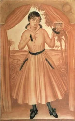 Porträt der Frau des Künstlers