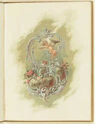 Programm für das Ballett La Perle von Marius Petipa und Riccardo Drigo, 1896