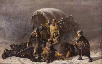 Der erzwungene Halt, 1855