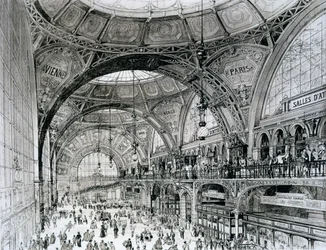 Hauptbahnhof, Bukarest, Rumänien, aus Orientalisme et Architecture Contemporaine